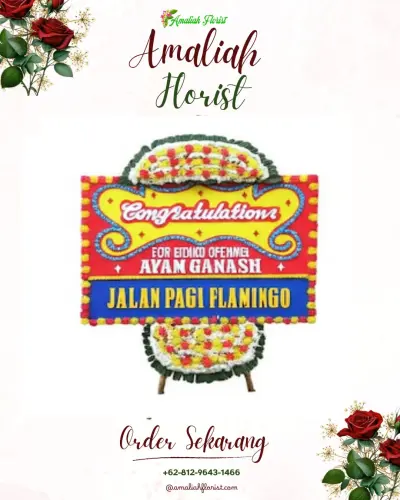 Bunga Papan Congratulation di Pukj (perkumpulan Urusan Kematian Jogja) – Rumah Duka